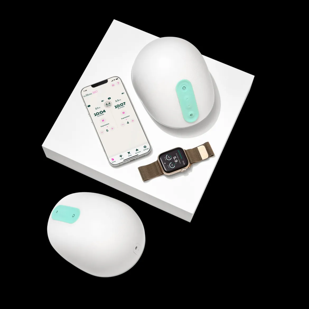 360 Leak-Proof, Wearable Hands-Free, Double Electric Breast Pump