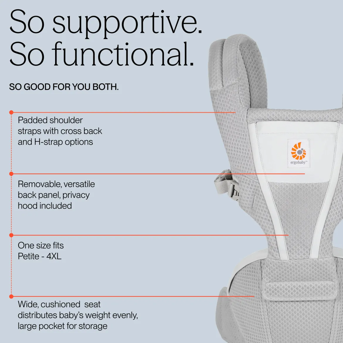 Alta Hip Seat Carrier