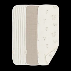 Avery Organic Cotton 3-pc. Burp Cloth Set