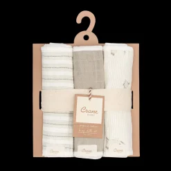 Avery Organic Cotton 3-pc. Burp Cloth Set