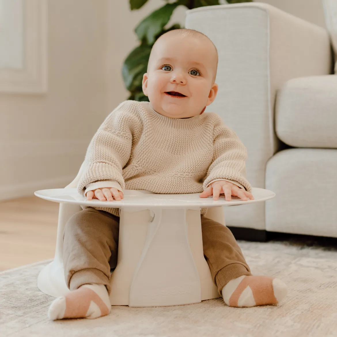 Baby Floor & Booster Seat with Tray