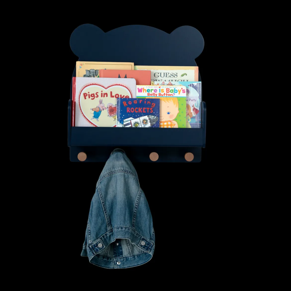 babyGap Brannan Bear Wall Shelf with 4 Hooks