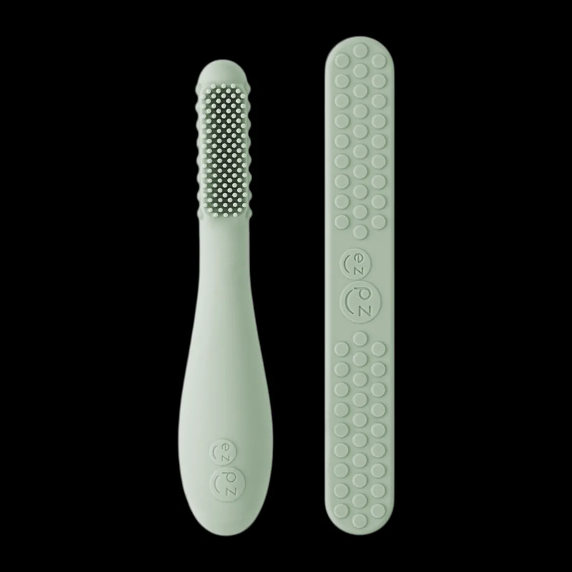 Baby-Led Toothbrush + Sensory Tongue Depressor Dual Pack