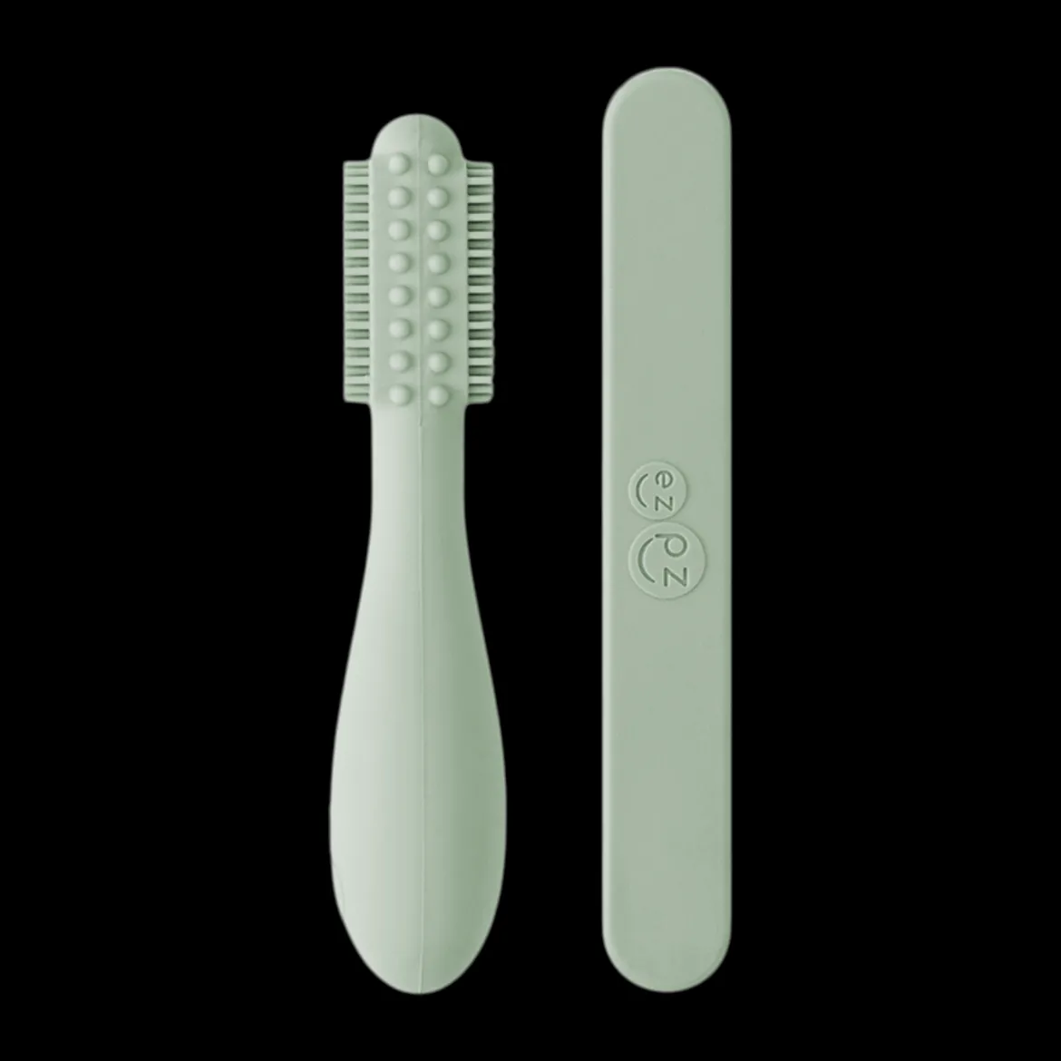 Baby-Led Toothbrush + Sensory Tongue Depressor Dual Pack