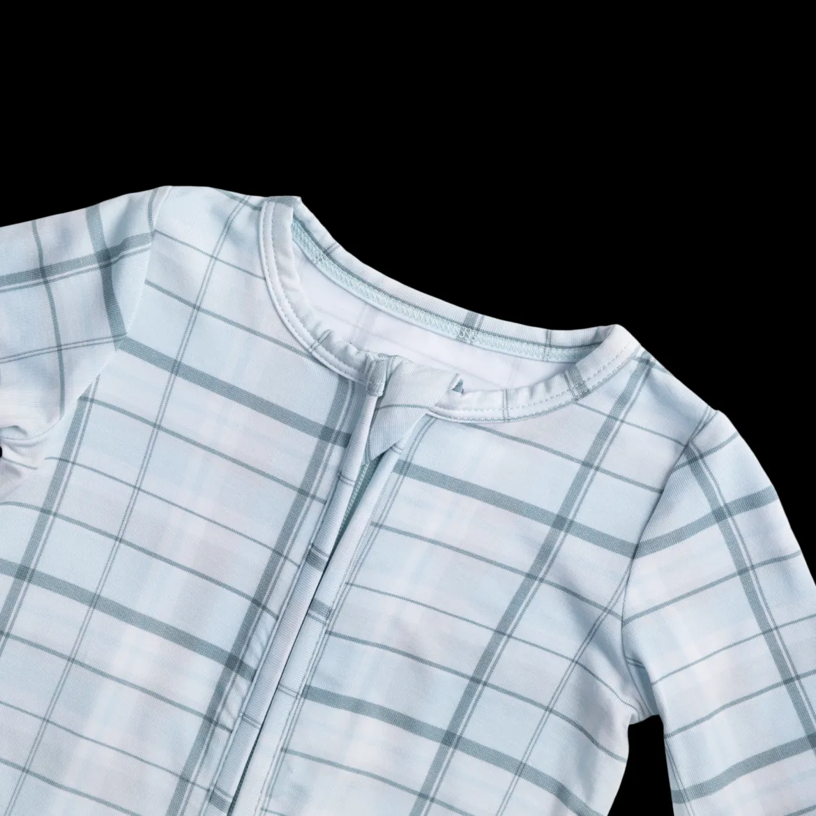 Bamboo Viscose Printed 2-Way Zip Footie