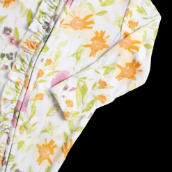 Bamboo Viscose Ruffle 2-Way Zip Footie