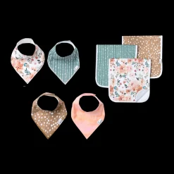 Bandana Bib and Burp Cloth Bundle