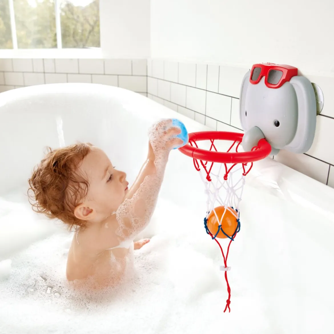 Bath Time Basketball Elephant Pal