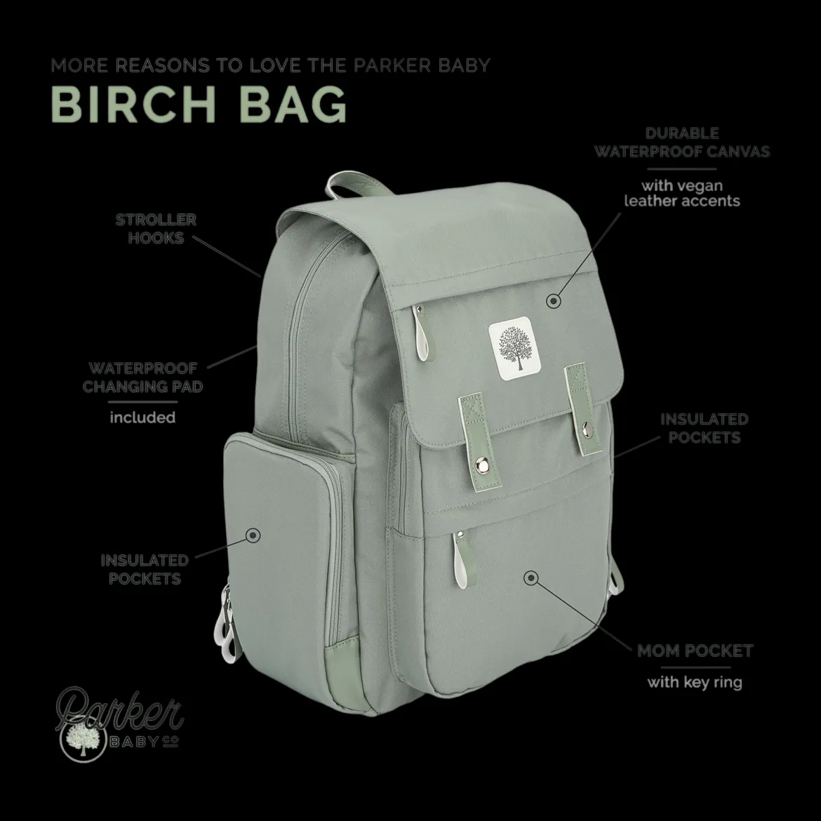Birch Bag Diaper Backpack