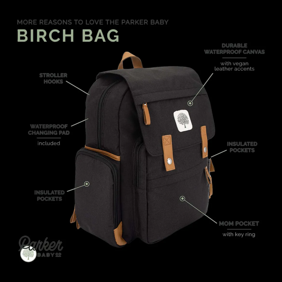 Birch Bag Diaper Backpack