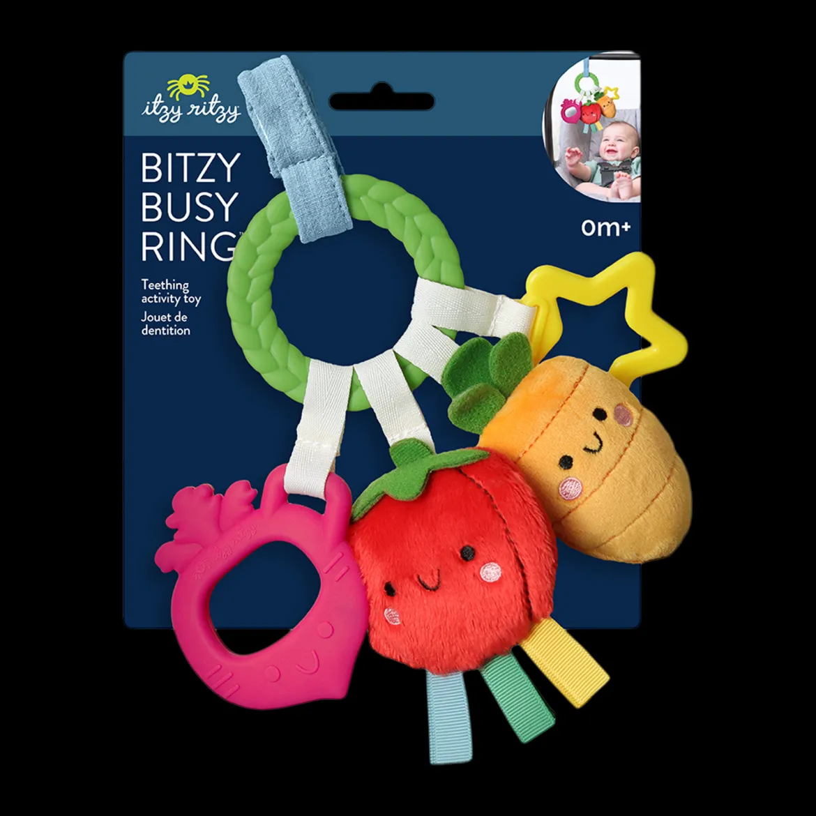 Bitzy Busy Ring Teething Activity Toy