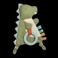 Bitzy Crinkle Sensory Crinkle Toy with Teether