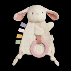 Bitzy Crinkle Sensory Crinkle Toy with Teether