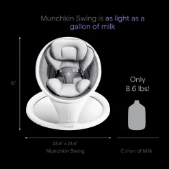 Bluetooth Enabled Baby Swing