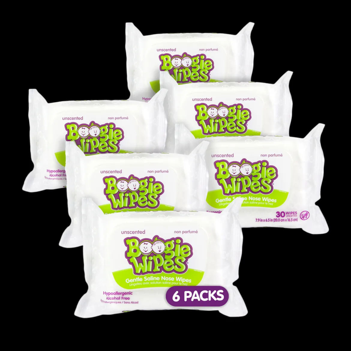 Boogie Wipes Saline Nose Wipes