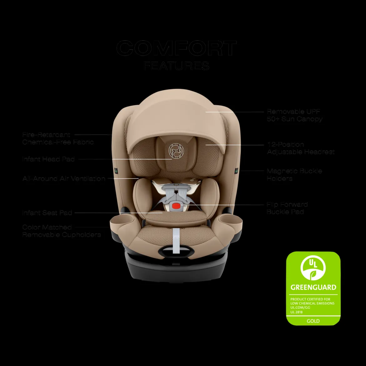 Callisto G 360 Rotating All-in-One Convertible Car Seat