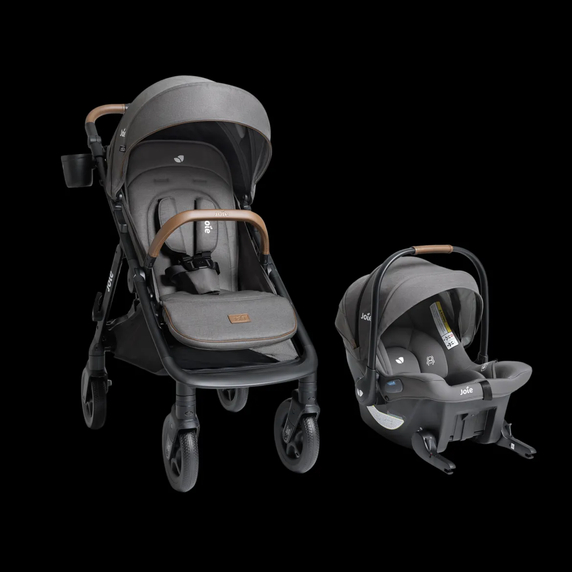 Caraway Whirl And Mint Latch Travel System