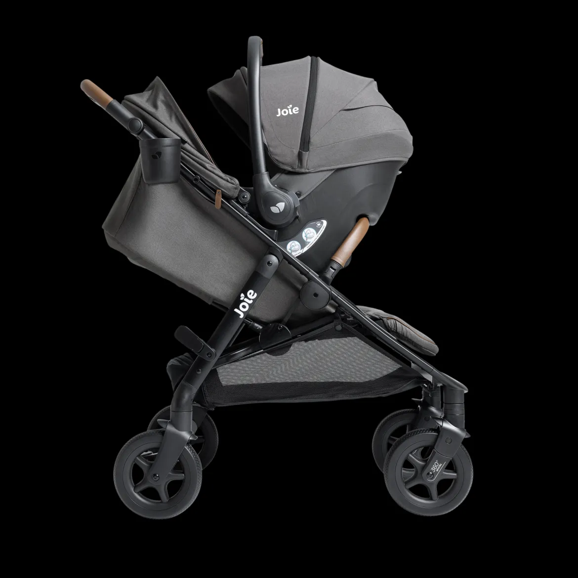 Caraway Whirl And Mint Latch Travel System
