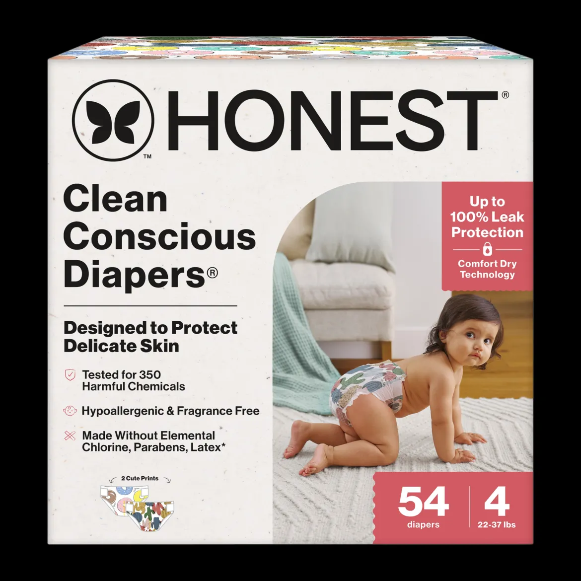 Clean Conscious Disposable Diapers Size 3-5