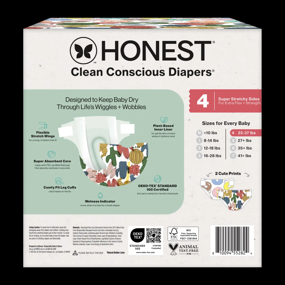 Clean Conscious Disposable Diapers Size 3-5
