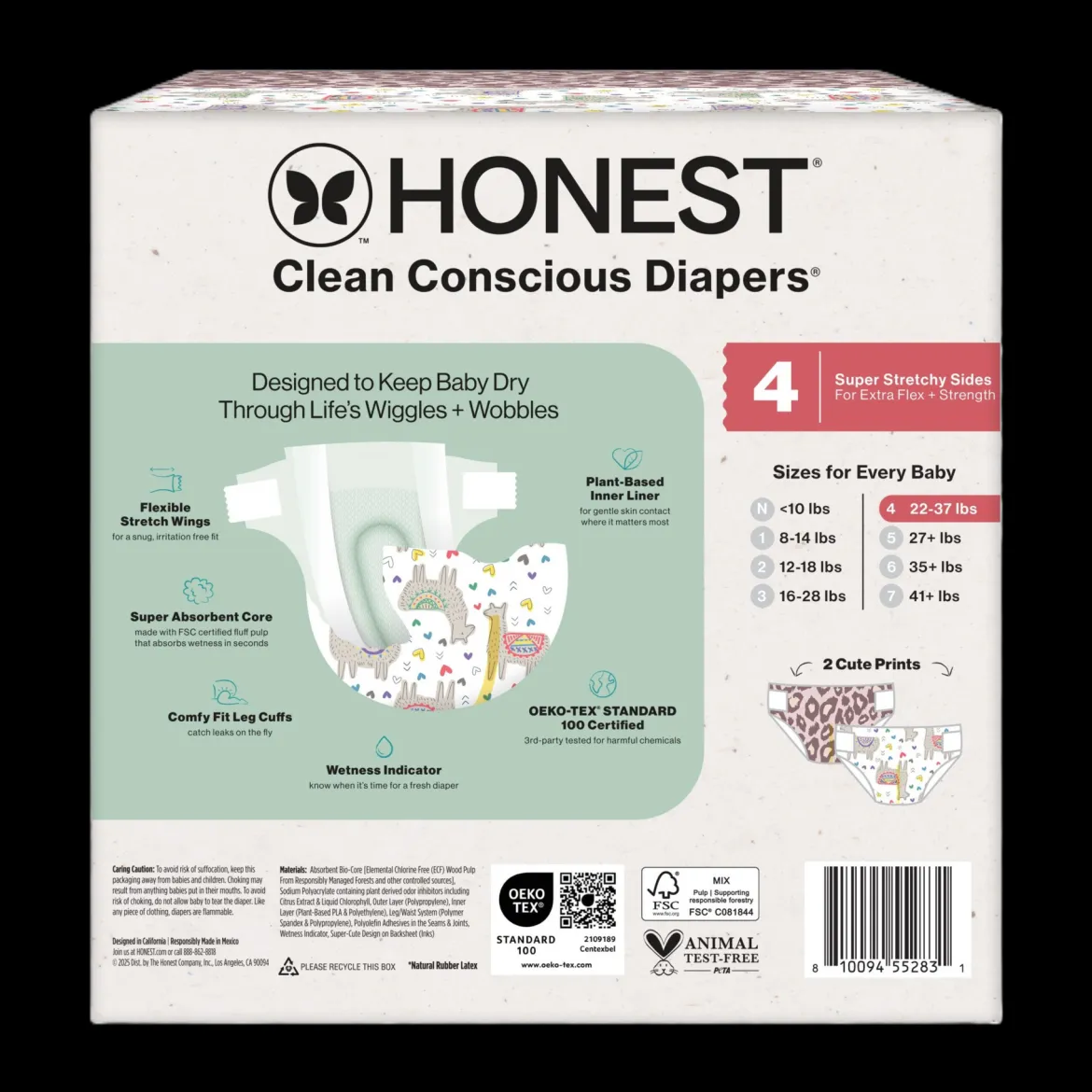 Clean Conscious Disposable Diapers Size 3-5