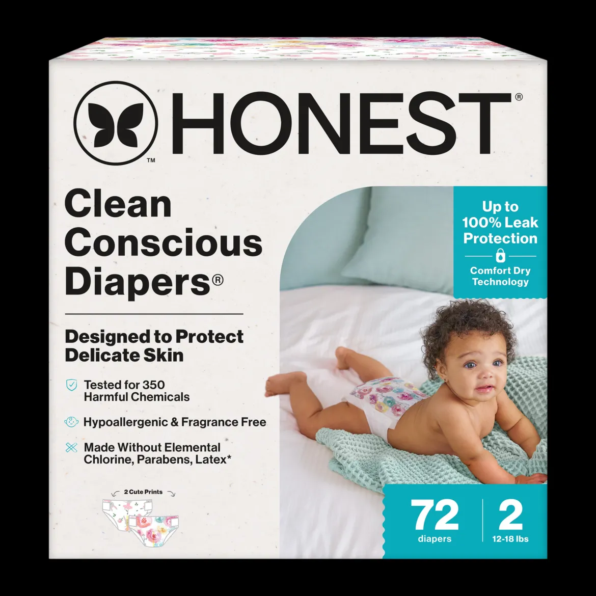 Clean Conscious Disposable Diapers Newborn-Size 2