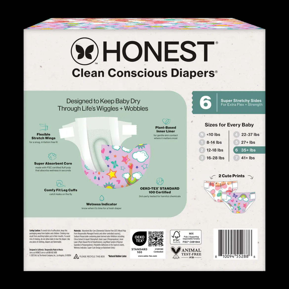 Clean Conscious Disposable Diapers Size 6-7