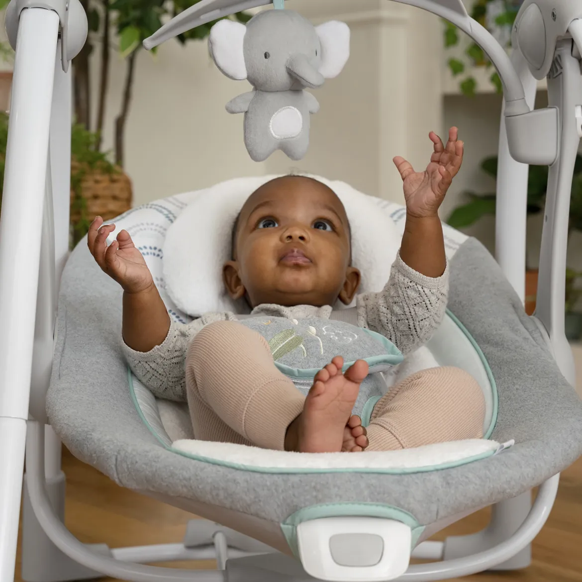 ConvertMe 2-in-1 Compact Portable Swing and Infant Seat
