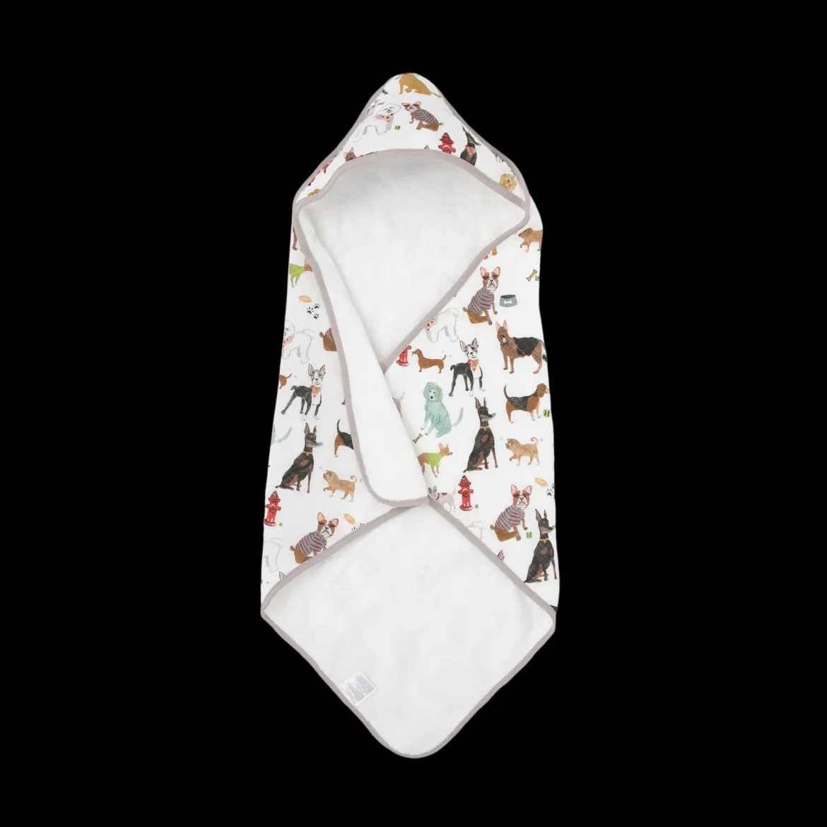 Cotton Muslin & Terry Infant Hooded Towel