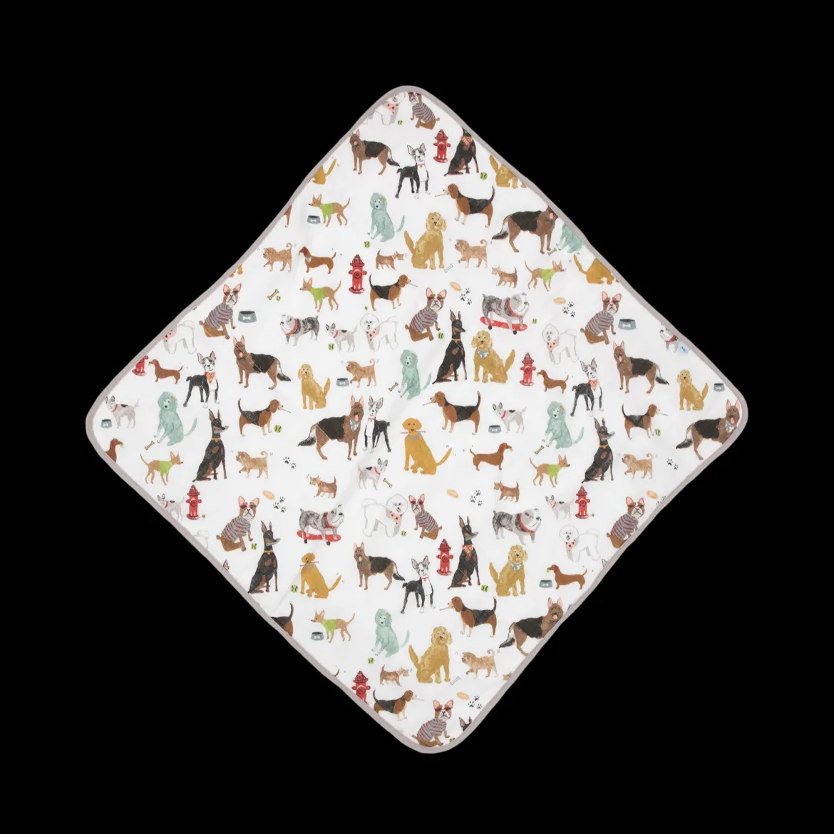 Cotton Muslin & Terry Infant Hooded Towel