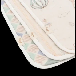 Cotton Muslin and Terry Burp Cloth Set (3 Pack)