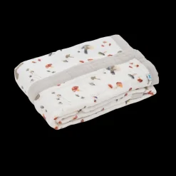 Cotton Muslin Baby Receiving Quilt