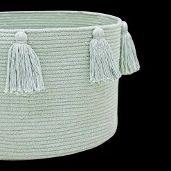 Cotton Tassel Basket