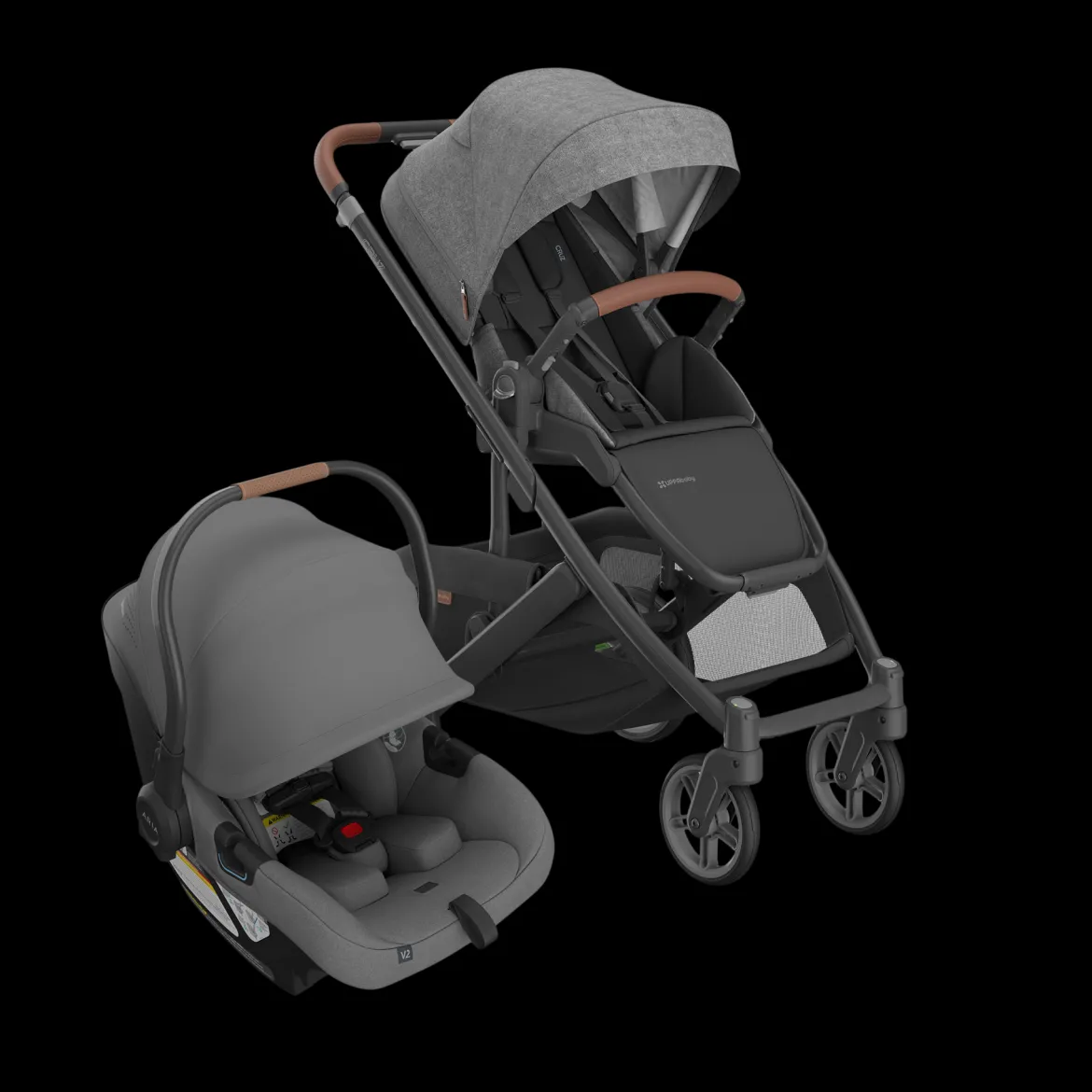 Cruz V3 Stroller & Aria V2 Infant Car Seat Travel System