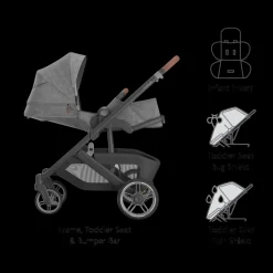 Cruz V3 Stroller & Mesa V3 Infant Car Seat Travel System