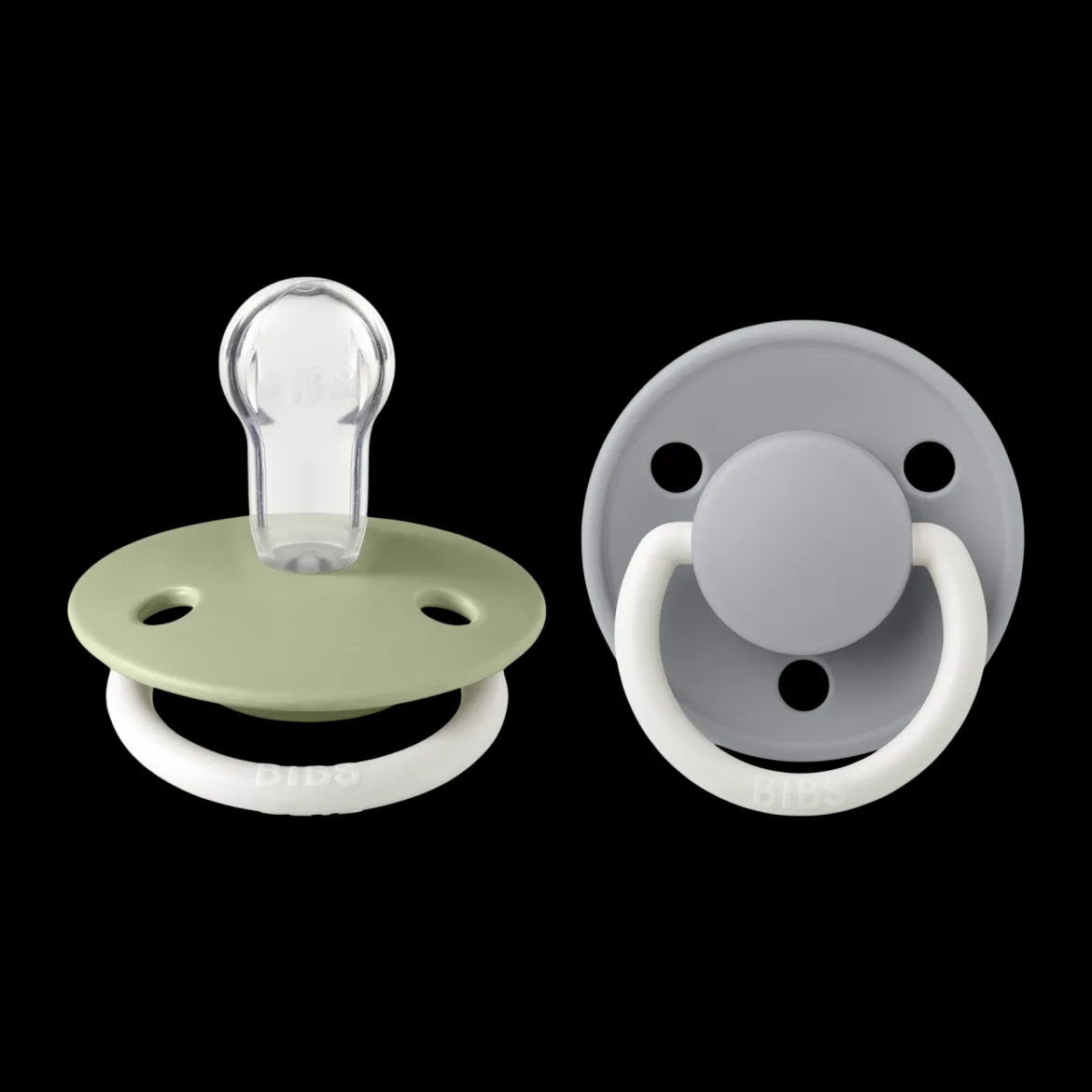 De Lux Glow-in-the-Dark Silicone Pacifier (2 Pack)