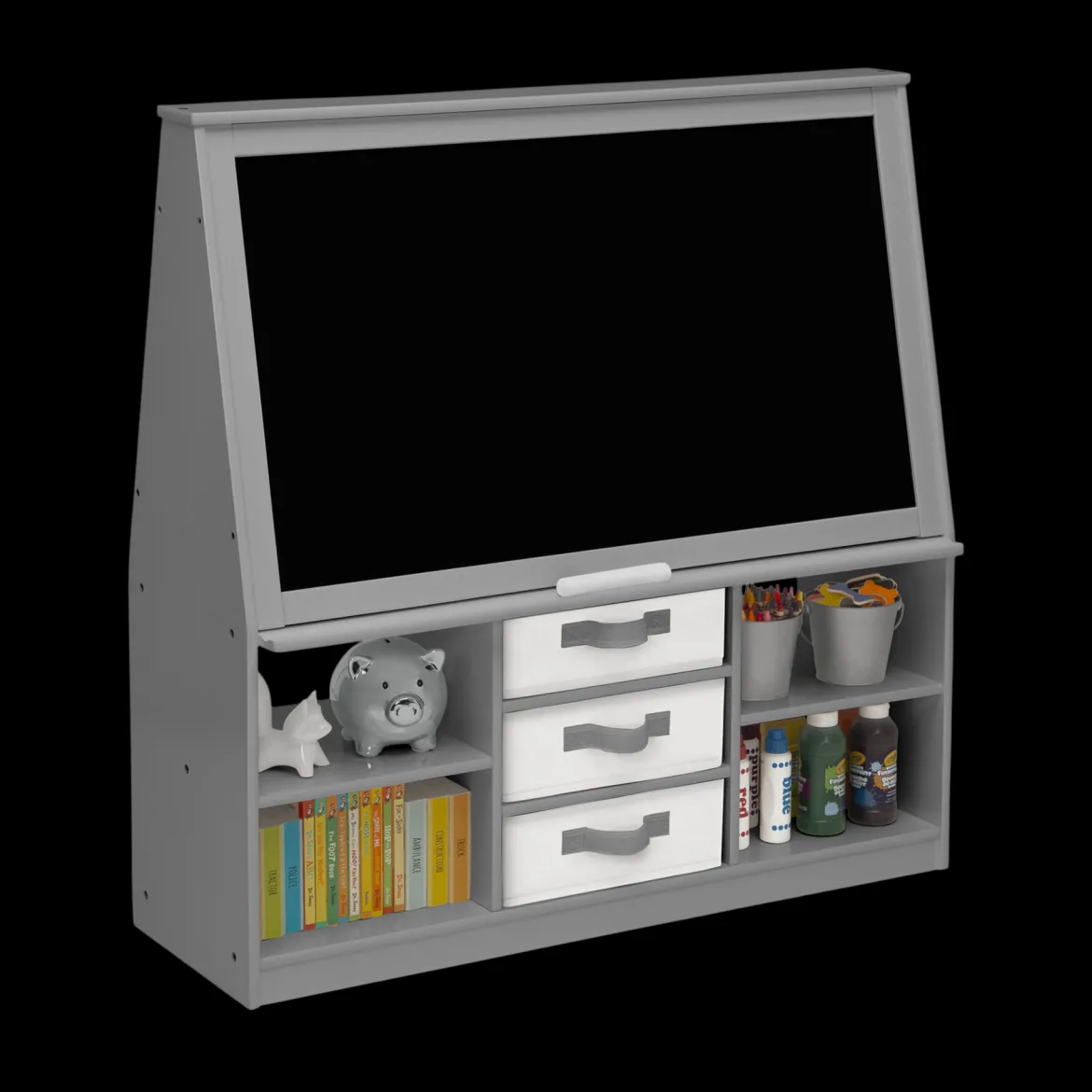 Deluxe Double-Sided Easel & Storage Unit