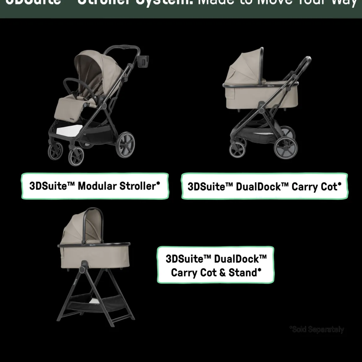 3DSuite Modular Stroller with Reversible Seat
