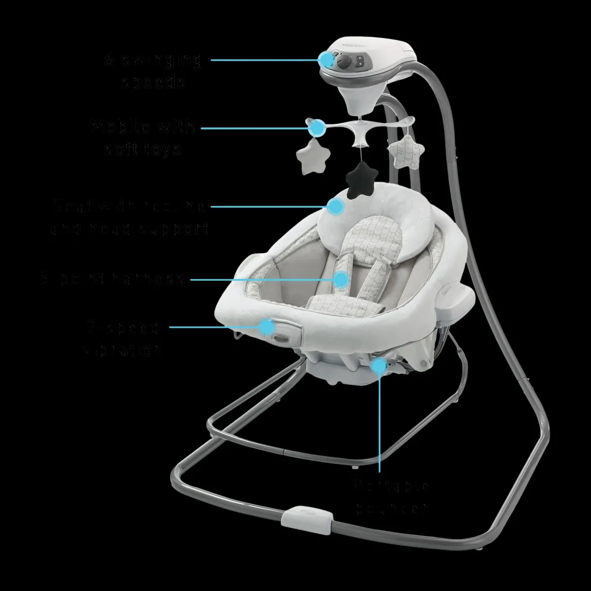 DuetConnect LX Swing and Bouncer