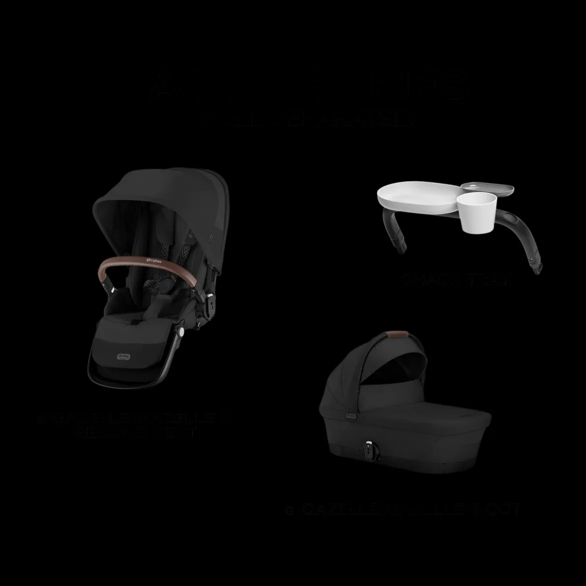 eGazelle S Stroller + Cloud G Pro Travel System
