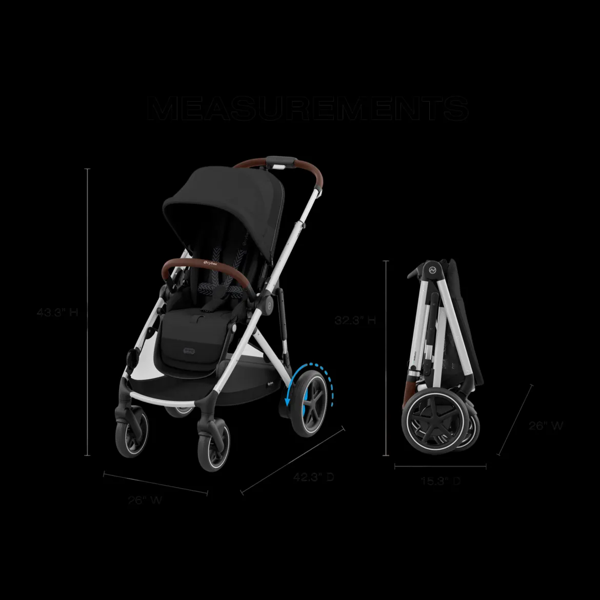 eGazelle S Stroller + Cloud G Pro Travel System