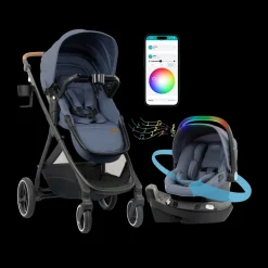 Evenflo Shyft Intuiti+ Travel System featuring Revolve180 LiteMax NXT with SensorySoothe