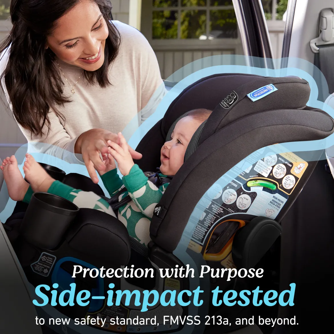 4Ever DLX Slim 4-in-1 Car Seat