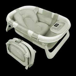 Fold ‘n Store Baby Bathtub With Built-in Thermometer