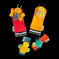 Garden Bug Wrist Rattle & Foot Finder Set