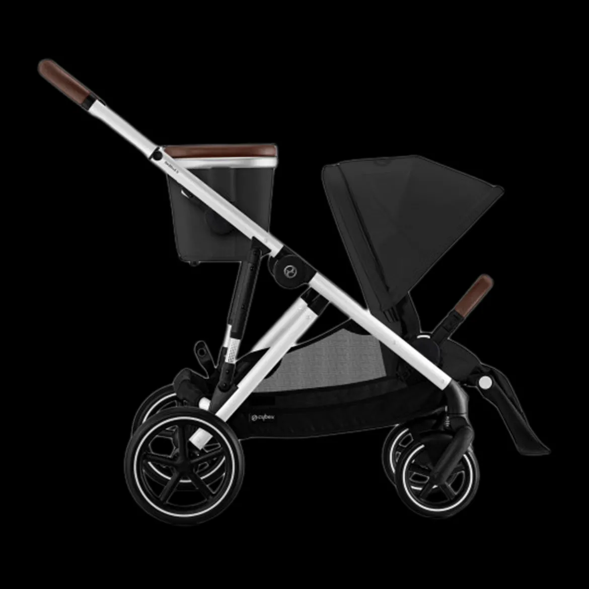 Gazelle S Single to Double Stroller + Cot Bundle