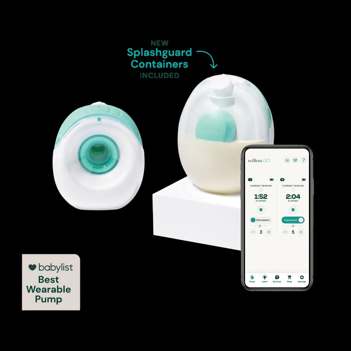 Go Wearable Hands-Free, Cord-Free Electric Breast Pump