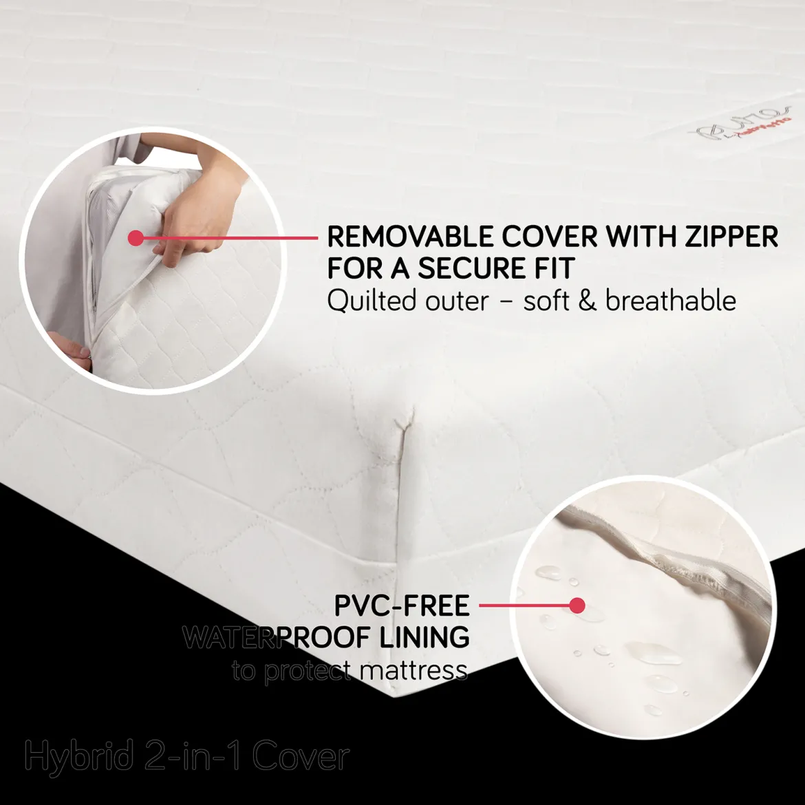 Hudson Crib & Pure Core Mattress Bundle