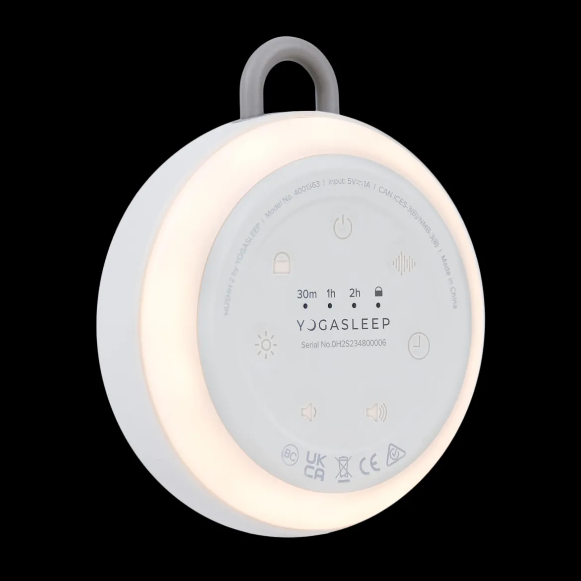 Hushh 2 Travel Sound Machine and Night Light