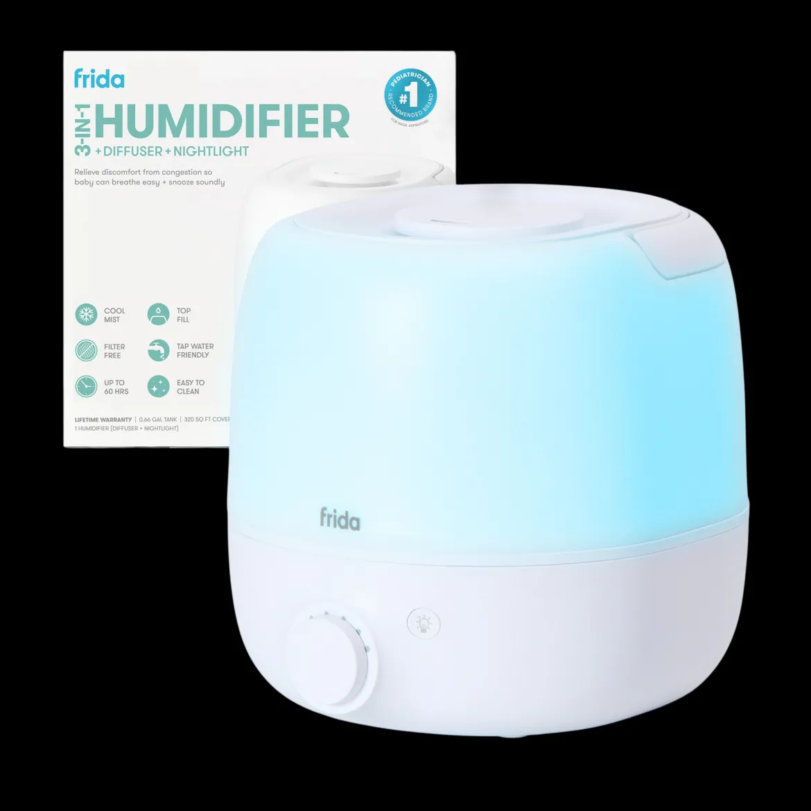 3-in-1 Humidifier, Diffuser & Nightlight 2.0